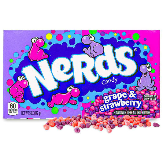 NERDS GRAPE & STRAWBERRY BOX