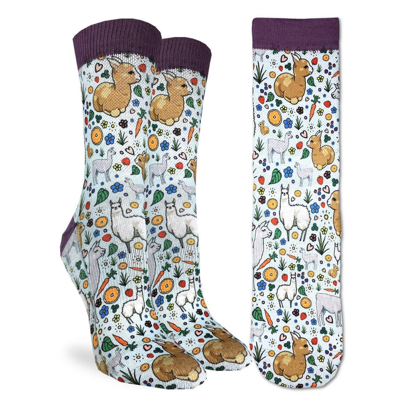 GLS Active Fit 5-9 Floral Llamas