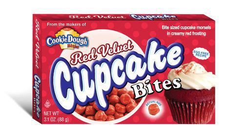 Cookie Dough Red Velvet Cupcake Bites Box