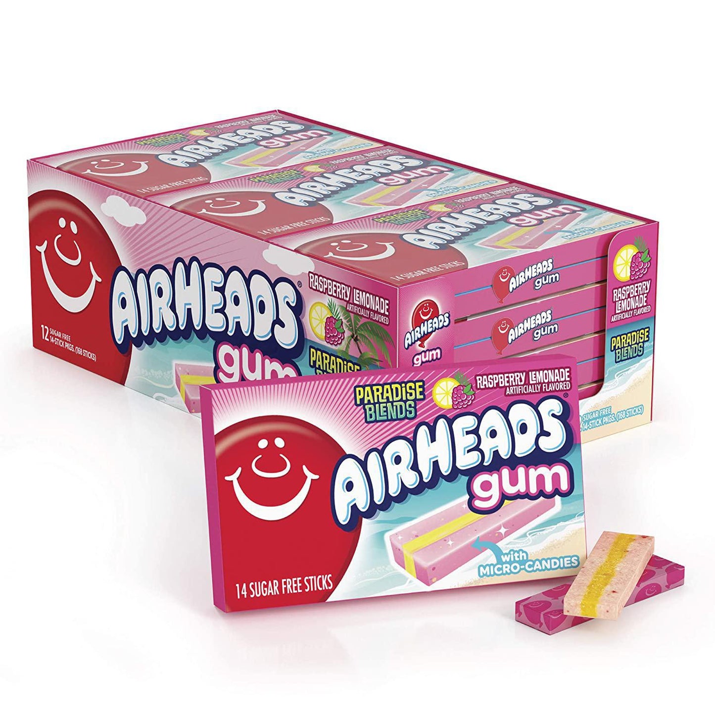 Airheads Gum Raspberry Lemonade