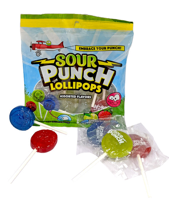 Sour Punch Lollipops