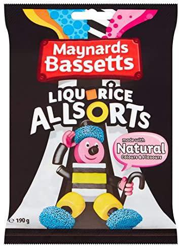 Bassetts Licorice Allsorts UK 190G