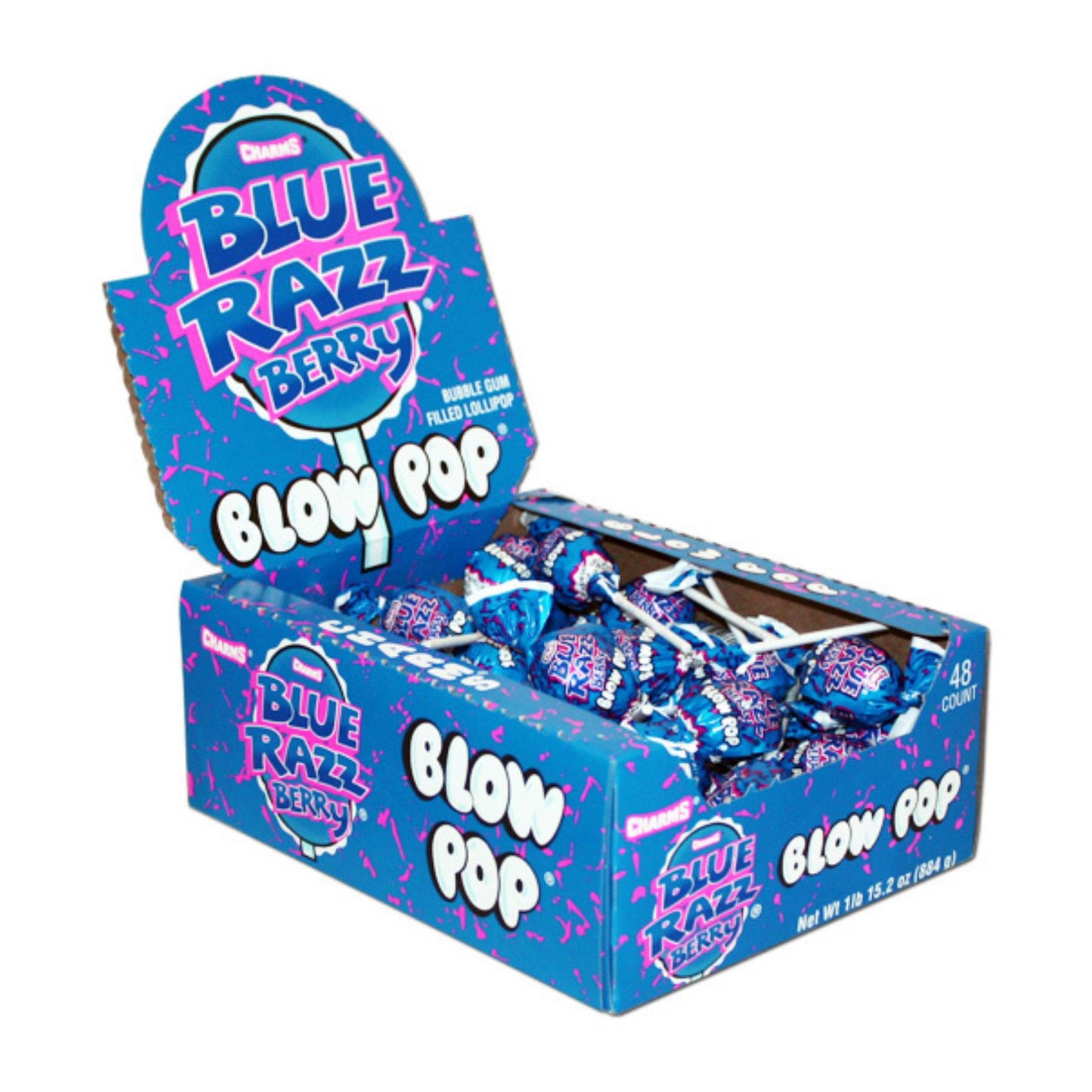 CHARMS BLOW POP BLUE RAZZ