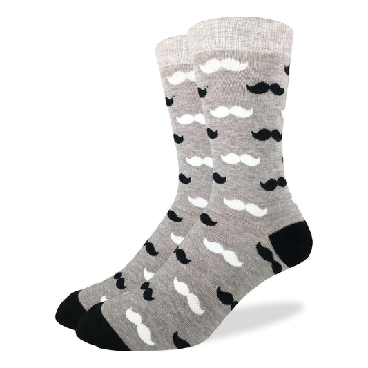 GLS King Size 13-17 Black & White Mustache