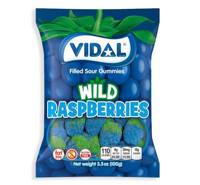 Vidal Gummy Peg Bag Wild Raspberries