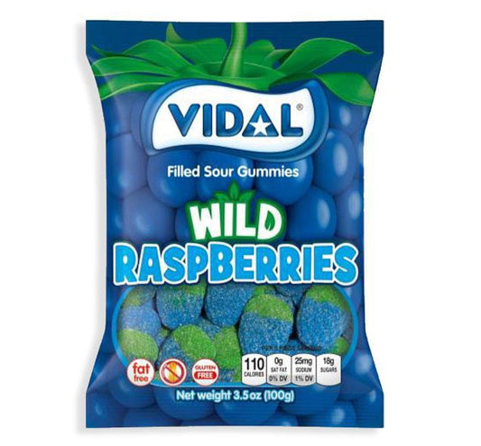 Vidal Gummy Peg Bag Wild Raspberries