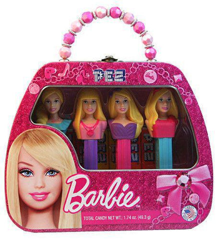 PEZ Barbie Tin Purse Gift Set