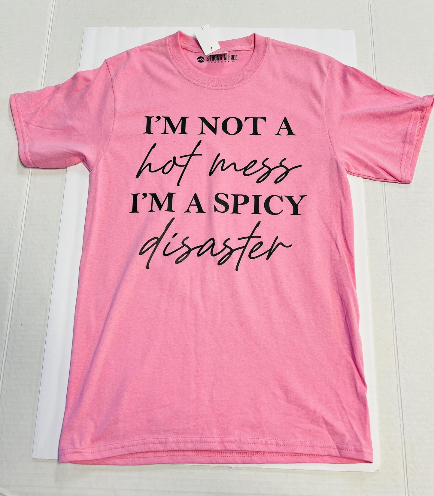 Spicy Disaster Tshirt Pink