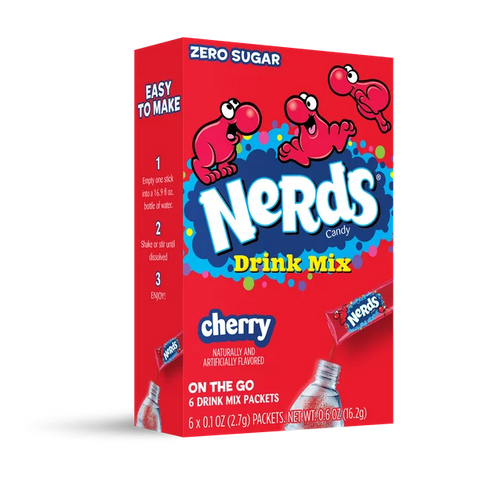Nerds Singles To Go Drink Mix Cherry
