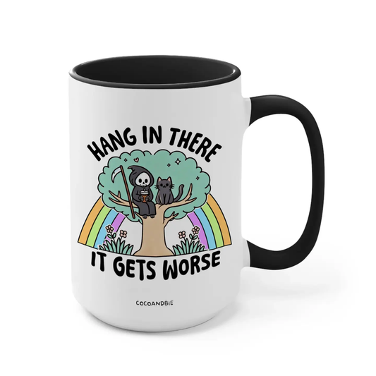 Hang In There 15oz Coffee Mug