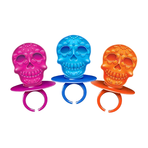 Flix Day Of The Dead Lollipop Rings