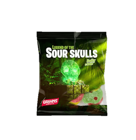Grahns Swedish Sour Skulls Bag 60g