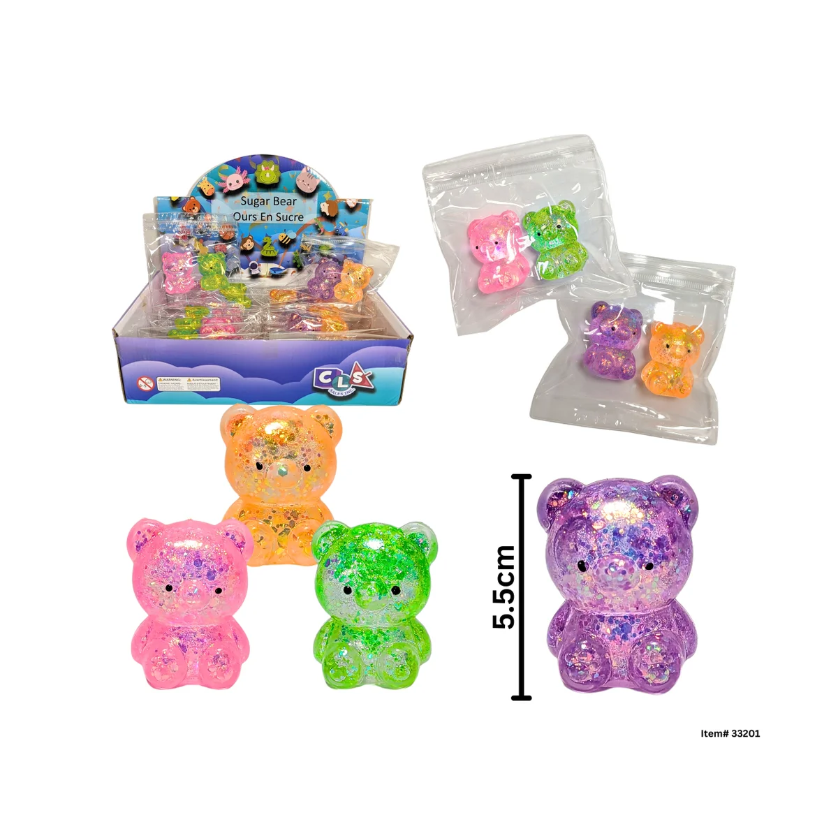 Squeeze Sugar Bears 2pk