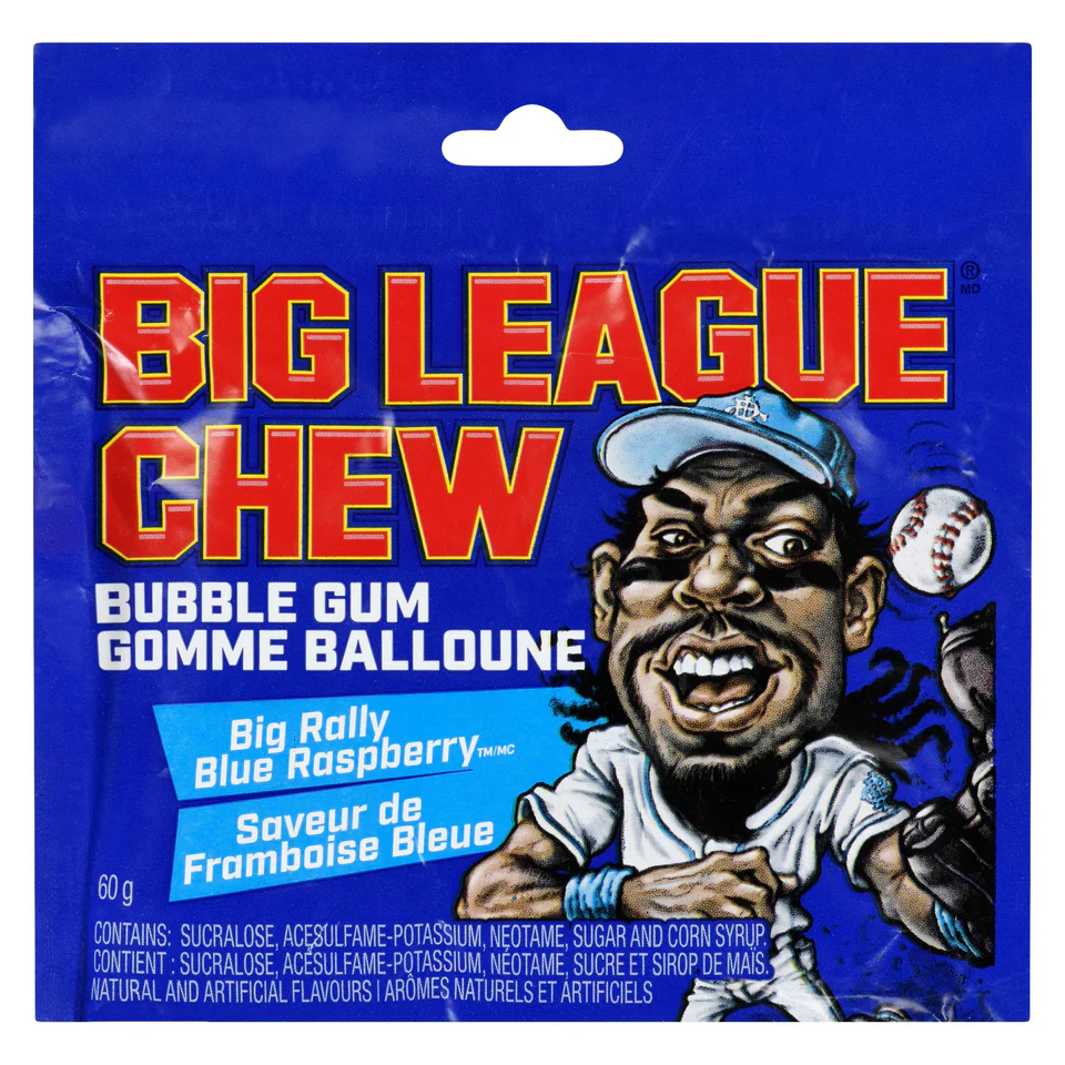 Big League Chew Blue Rasbperry Cdn