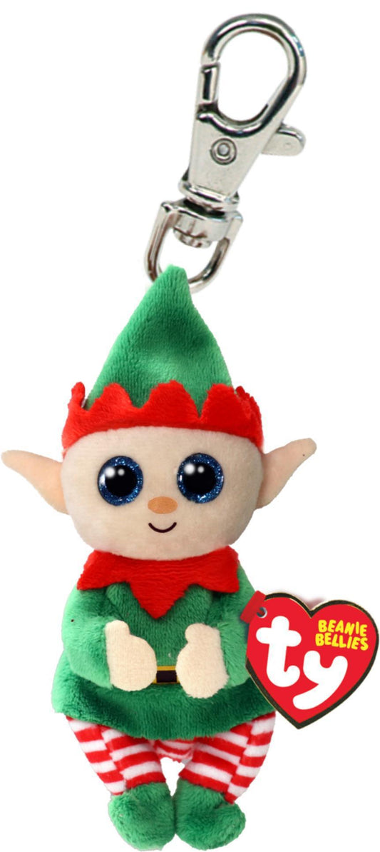 TY Beanie Belly Clip Christmas Elfonzo