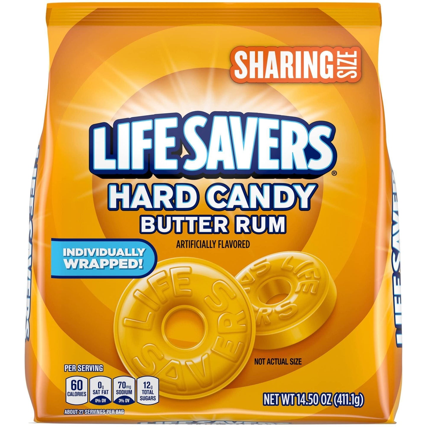 Lifesavers Butter Rum Bag 411g