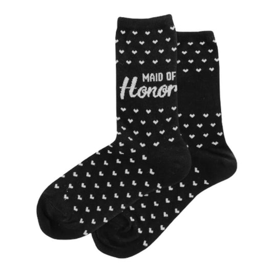 Hot Sox Socks 5-9 Crew Maid of Honor