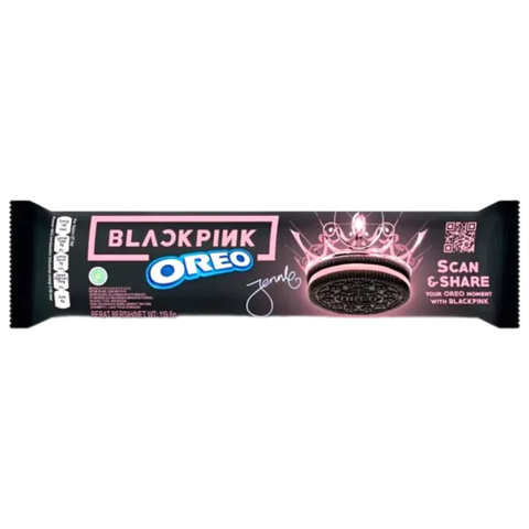 OREO BLACKPINK CHOCOLATE STRAWBERRY SOUTH KOREAN 123.5G