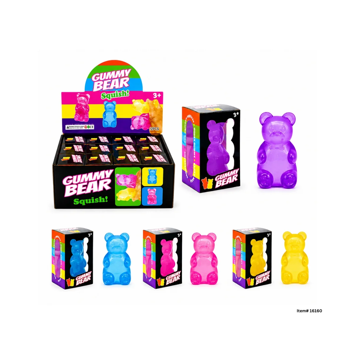 Sugar Squeeze Gummy Bear Blk Box