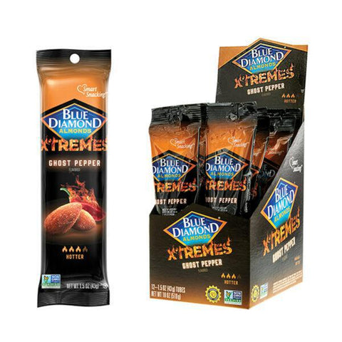 Blue Diamond Xtreme Ghost Pepper Almonds 1.5oz