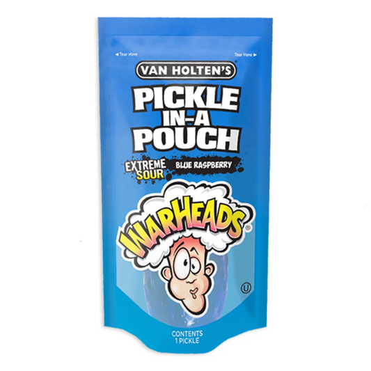 Pickle In A Pouch Warheads Blue Raspberry