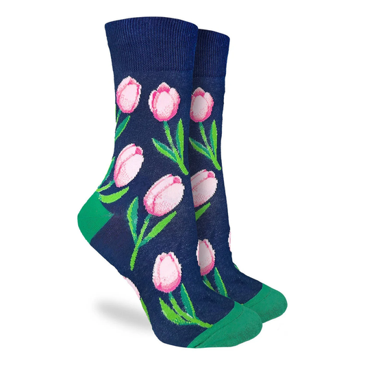 Good Luck Socks Crew 5-9 Tulips