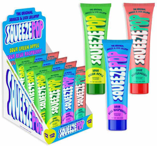 Squeeze Pop Assorted Tubes