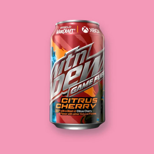 MOUNTAIN DEW GAME FUEL WARCRAFT CITRUS CHERRY
