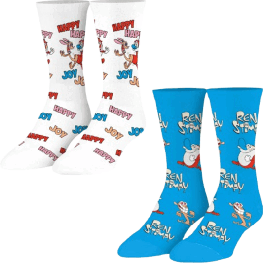 Ren & Stimpy Socks 2 pack
