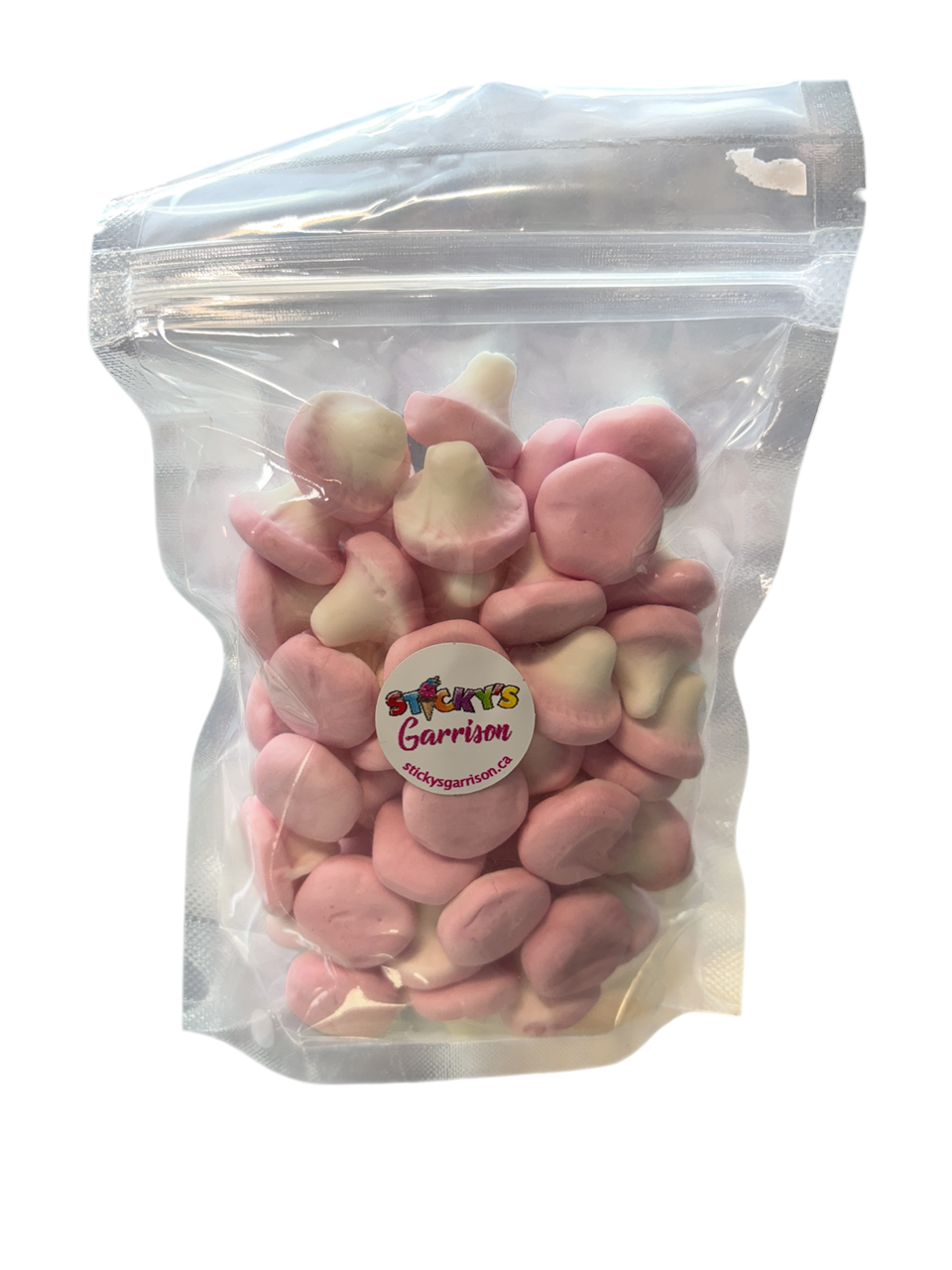Marshmallow Strawberry Mushrooms UK Kingsway 150g