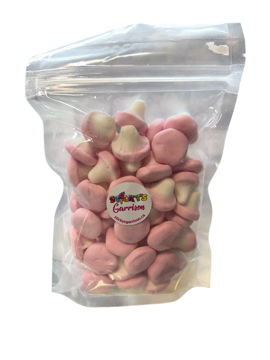 Marshmallow Strawberry Mushrooms UK Kingsway 150g