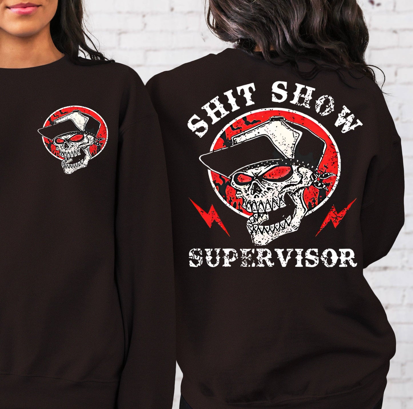 Sweatshirt Hoodie T-Shirt Shit Show Supervisor Gear Head