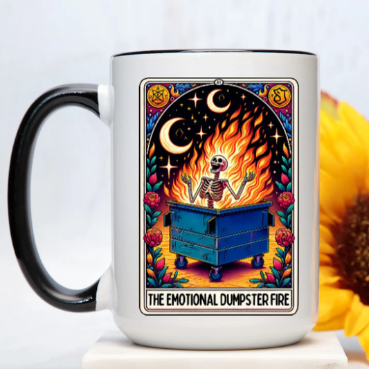 Emotional Dumpster Fire 15oz Coffee Mug