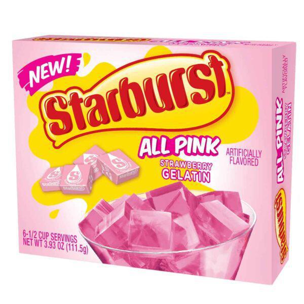 Starburst All Pink Strawberry Gelatin