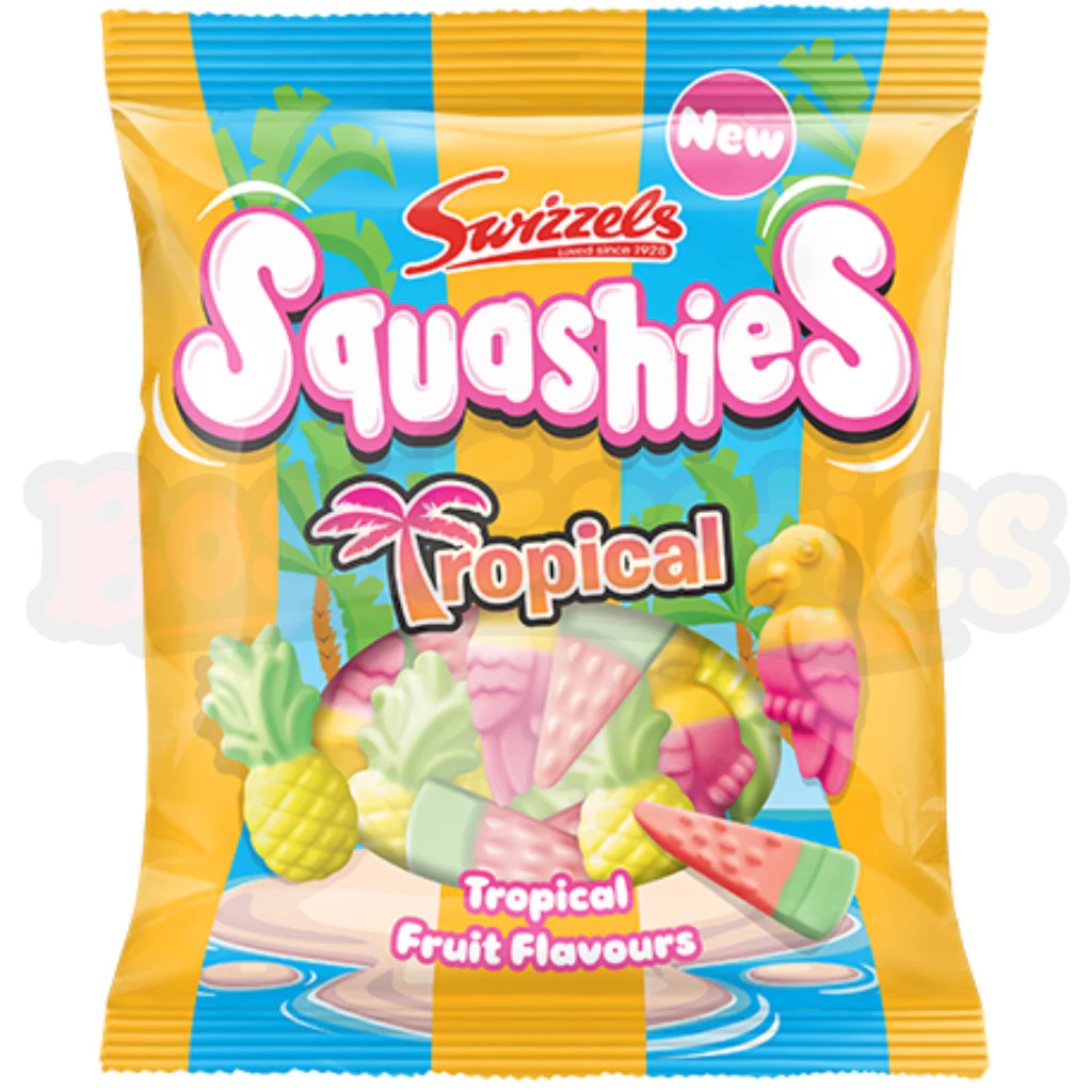 Swizzels Squashies Tropical UK 100g