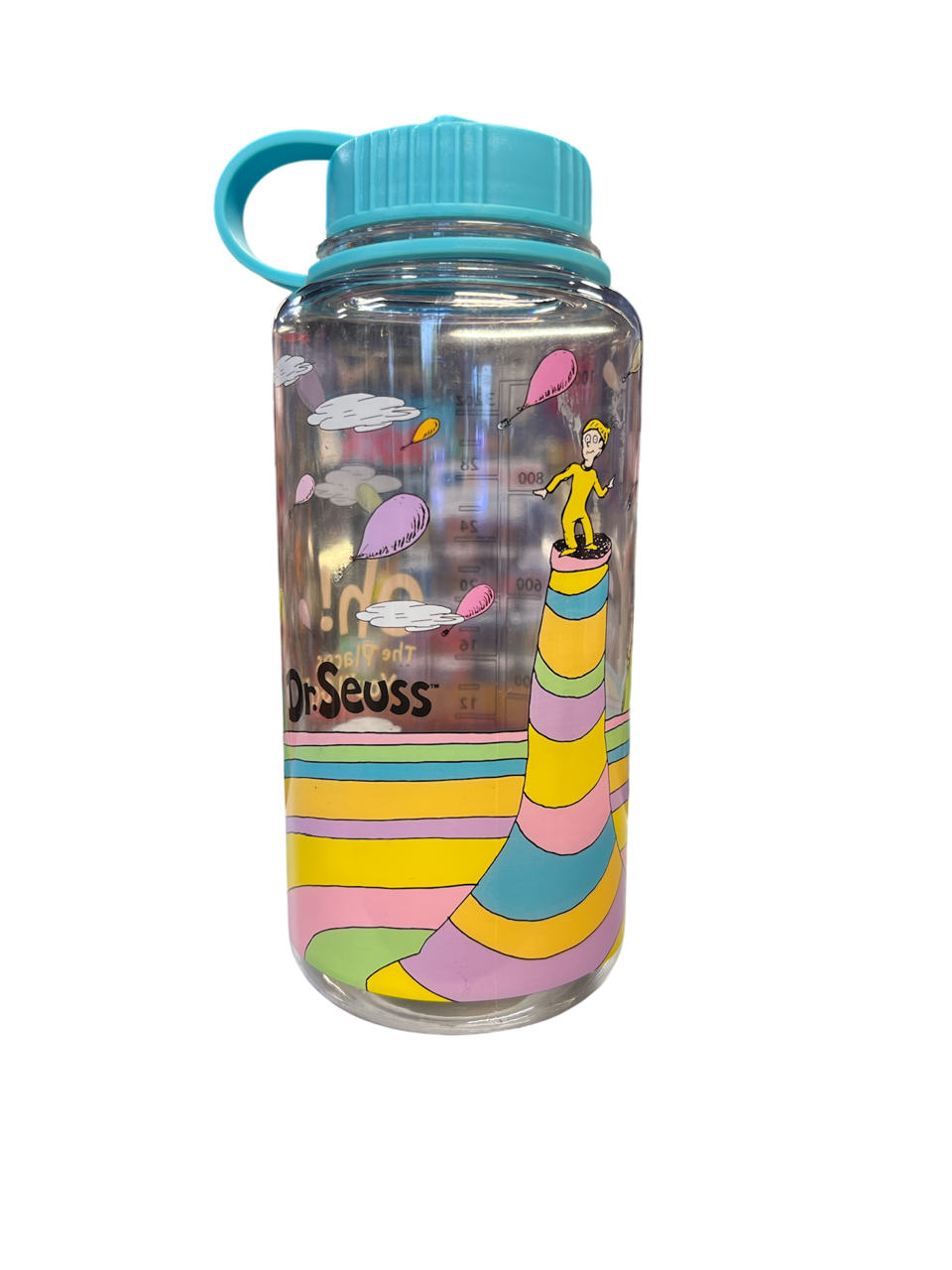 Water Bottle Dr Suess The Places You'll Go 32oz