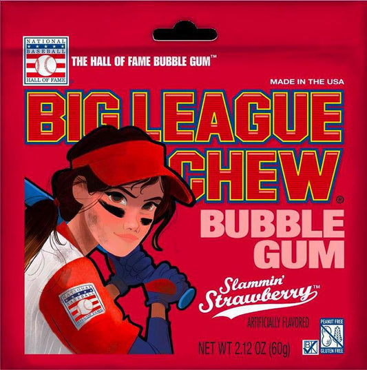 Big League Chew Strawberry Cdn