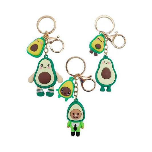 Keychain Avacado 3D Silicone