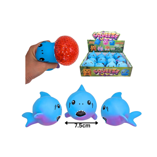 Squish Bead Ball Shark