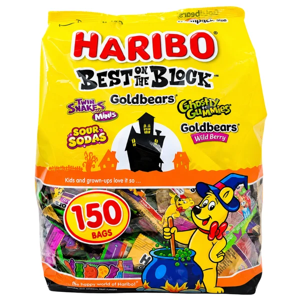 Haribo Halloween Best On The Block Bag 150ct