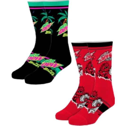 Mountain Dew Flavours Socks 2 pack