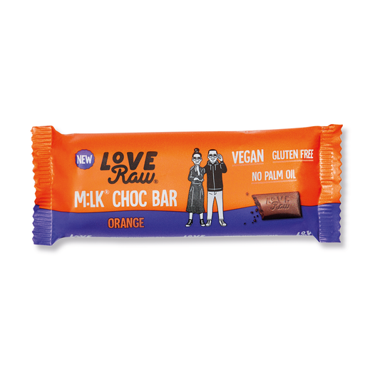 Love Raw Vegan Chocolate Bar Orange UK