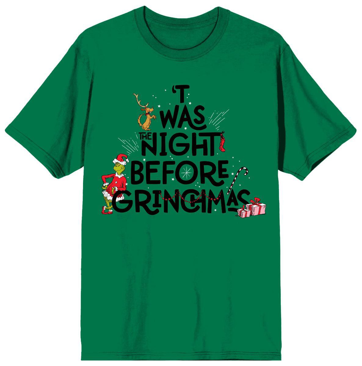 T shirt The Grinch Green Night Before Grinchmas