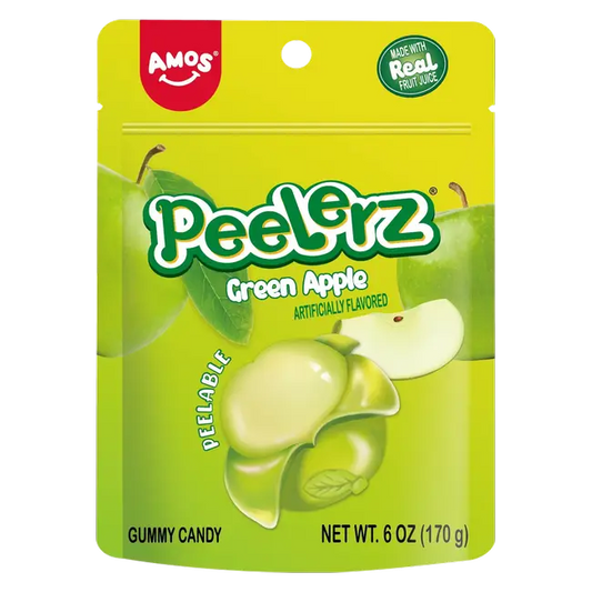 Amos Peelerz Gummy Green Apple 85g