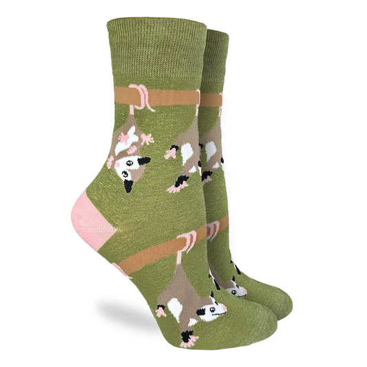 Good Luck Socks Crew 5-9 Opossums Hanging Out