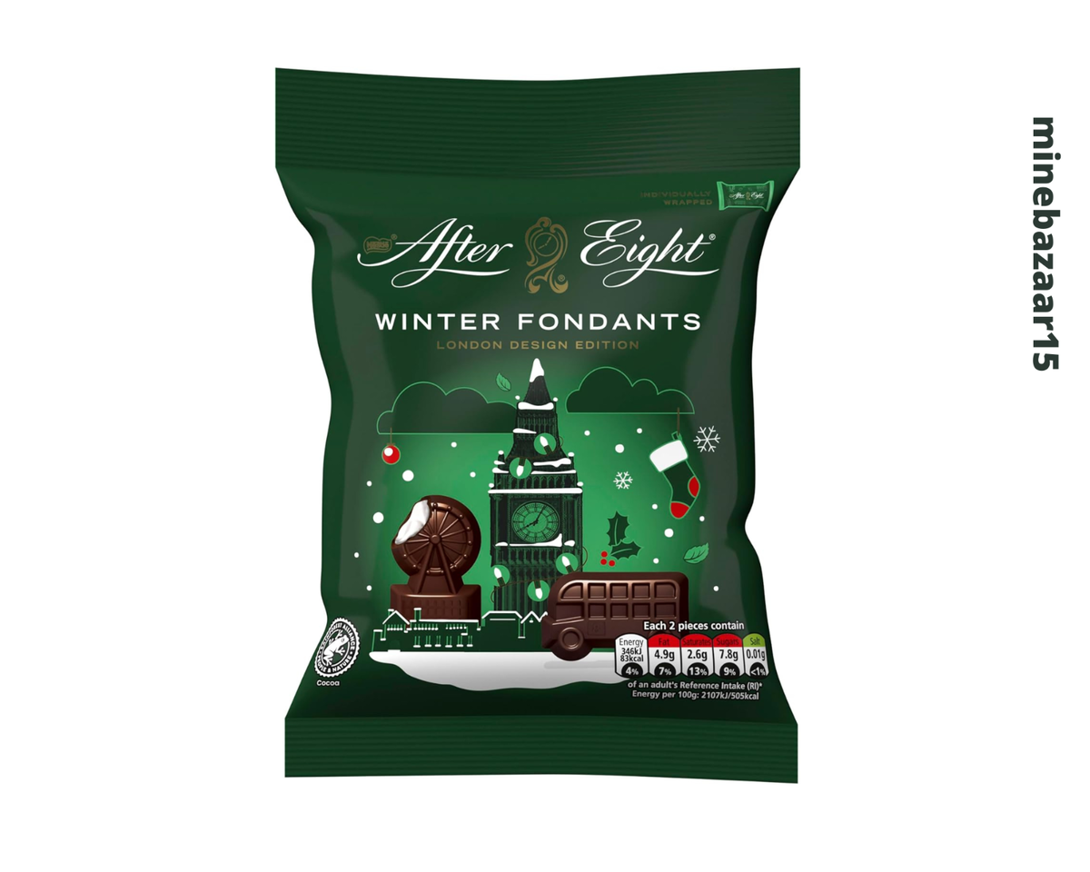 After Eight Winter Fondants Peg Bag 57g UK