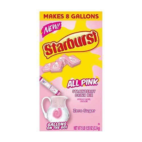 Starburst Strawberry All Pink Singles To Go Drink Mix