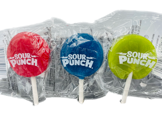 Sour Punch Lollipops