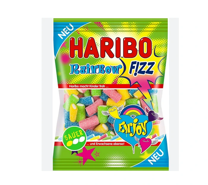 Haribo Rainbow Fizz Bag 160g