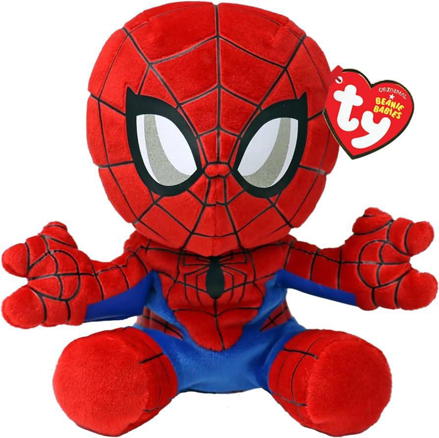 TY Spiderman Beanie Buddy Medium